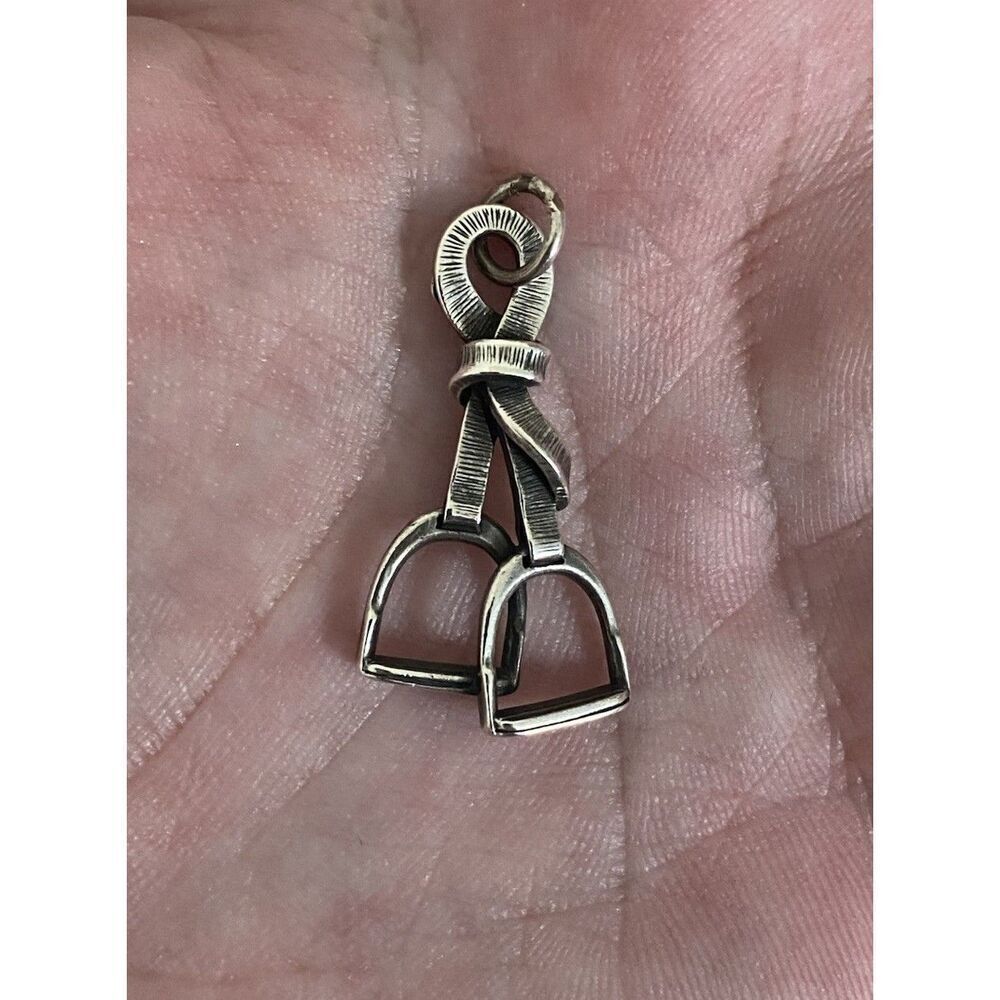James Avery Retired Stirrup Charm